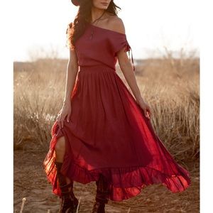 Joyfolie Gia Dress in Mesa Rose-Small